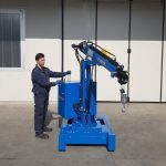 Mini grúas eléctricas o semi automáticas con capacidad hasta 450 kg.