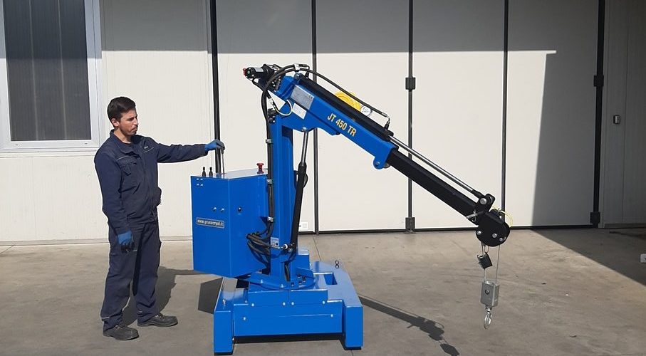 Mini grúas eléctricas o semi automáticas con capacidad hasta 450 kg.