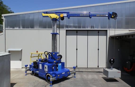 průmyslový elektrický jeřáb pro zatížení hmotnosti až 10 000 kg