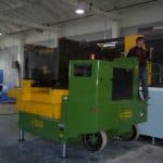 Guindastes para movimentação de moldes com capacidade de carga até 35.000 kg.